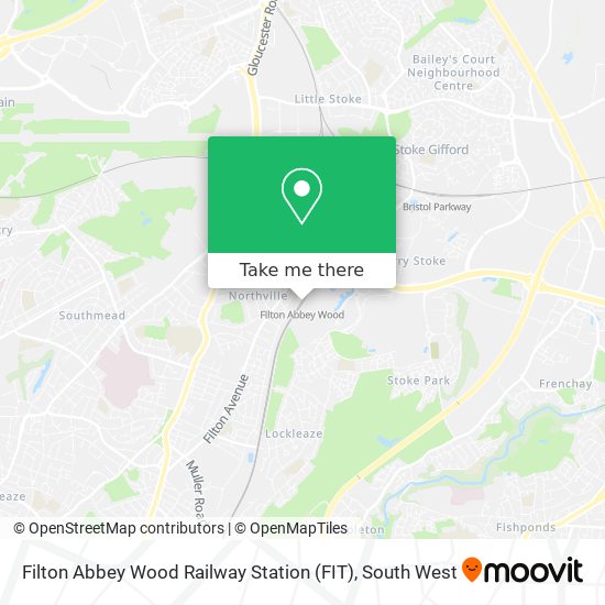 Filton Abbey Wood Railway Station (FIT) map