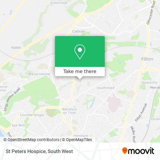 St Peters Hospice map