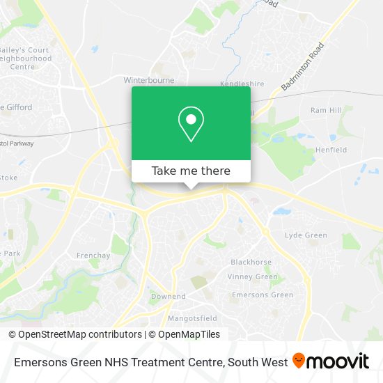 Emersons Green NHS Treatment Centre map