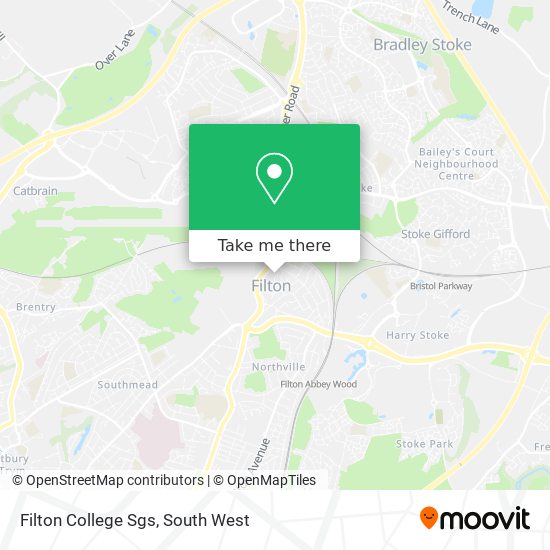Filton College Sgs map