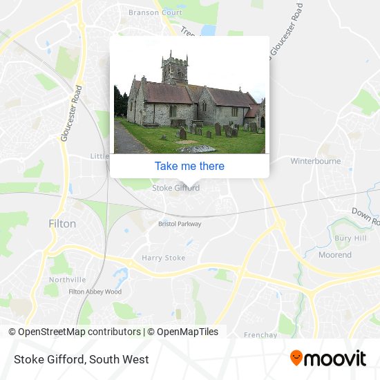 Stoke Gifford map