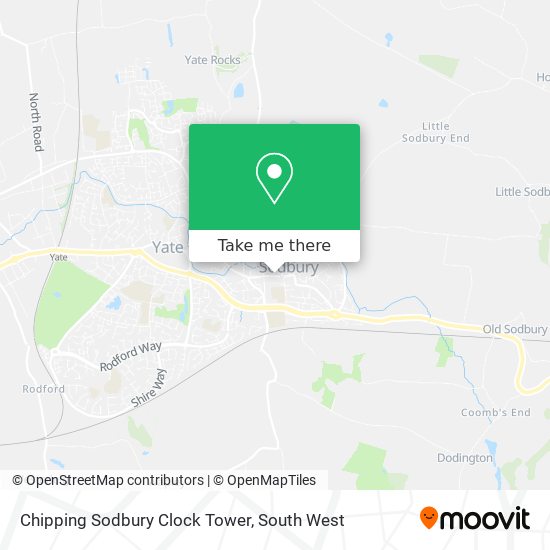 Chipping Sodbury Clock Tower map