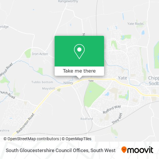 South Gloucestershire Council Offices map