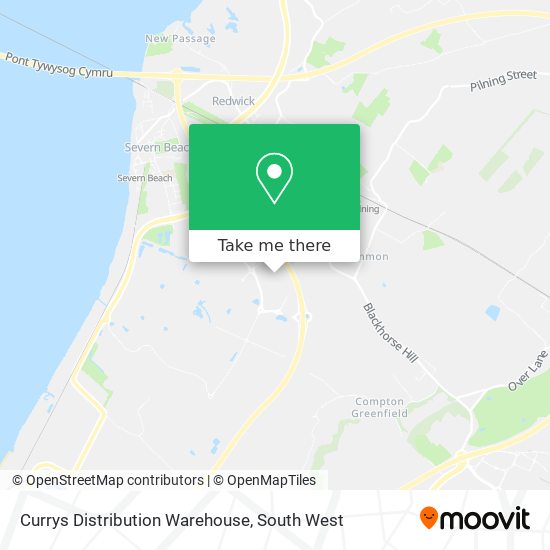 Currys Distribution Warehouse map