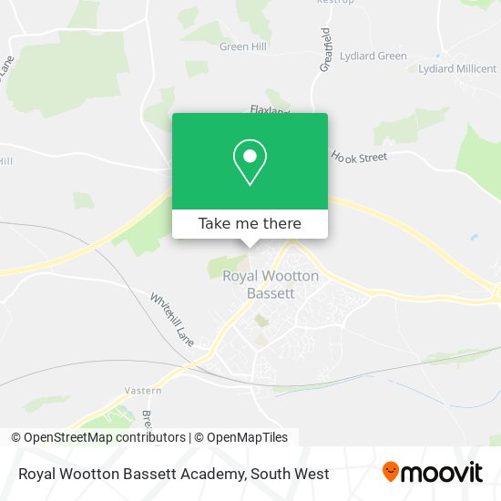 Royal Wootton Bassett Academy map
