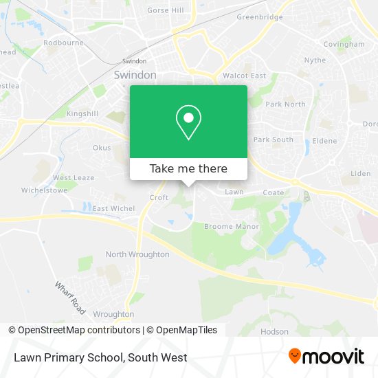 Lawn Primary School map