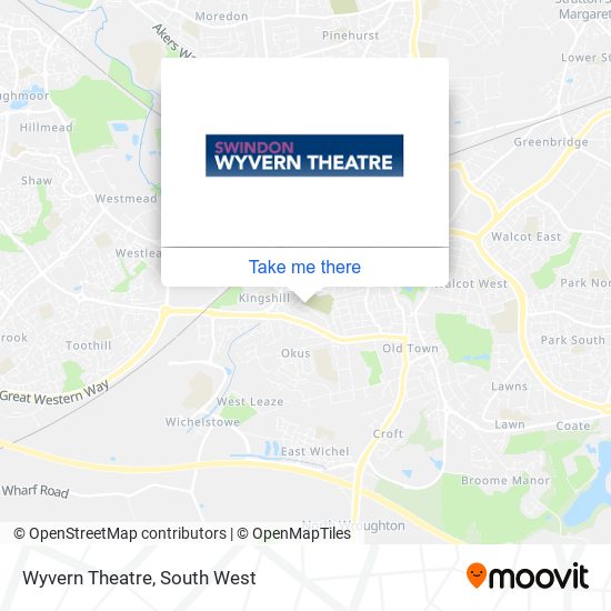 Wyvern Theatre map