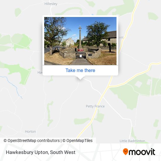 Hawkesbury Upton map