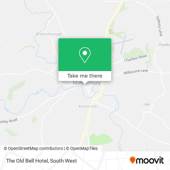The Old Bell Hotel map