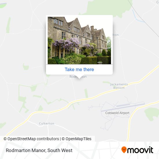 Rodmarton Manor map