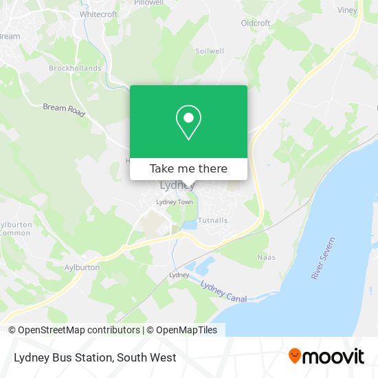 Lydney Bus Station map