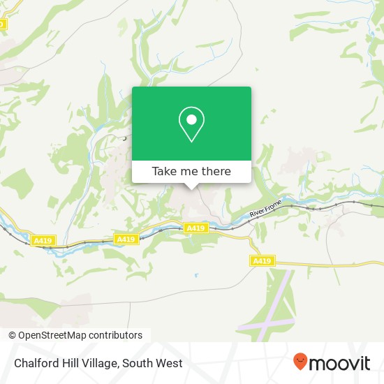 Chalford Hill Village map