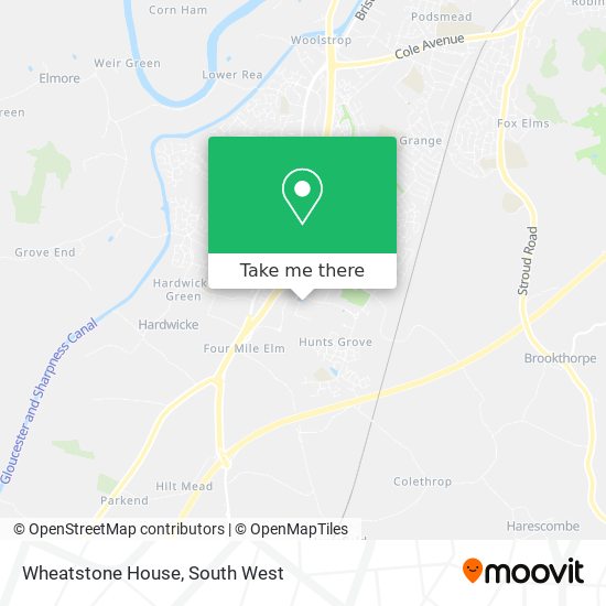 Wheatstone House map