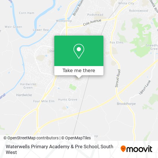 Waterwells Primary Academy & Pre School map