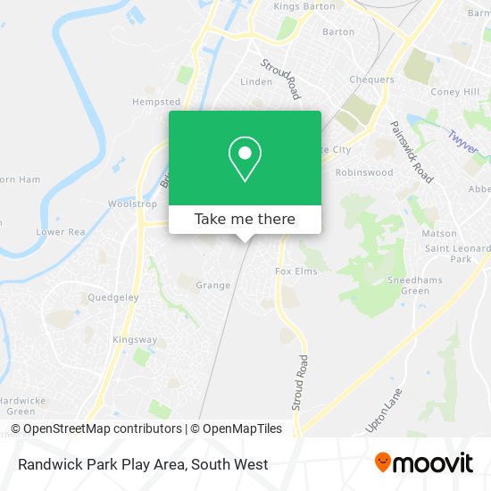 Randwick Park Play Area map