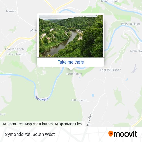 Symonds Yat map