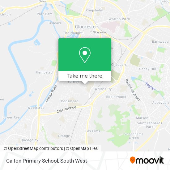 Calton Primary School map