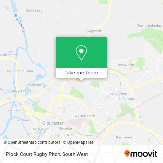 Plock Court Rugby Pitch map