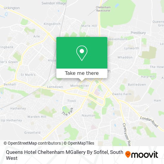 Queens Hotel Cheltenham MGallery By Sofitel map