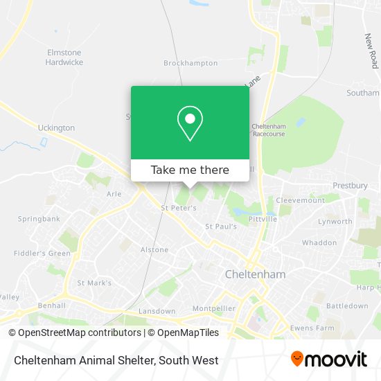 Cheltenham Animal Shelter map