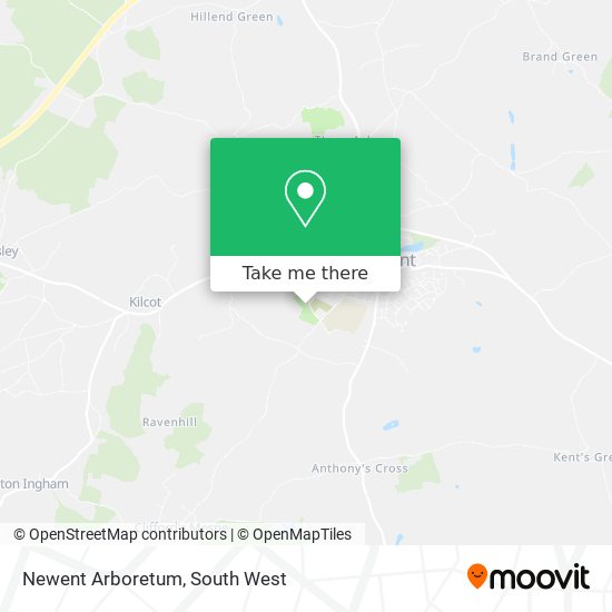 Newent Arboretum map