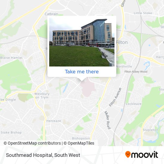 Southmead Hospital map