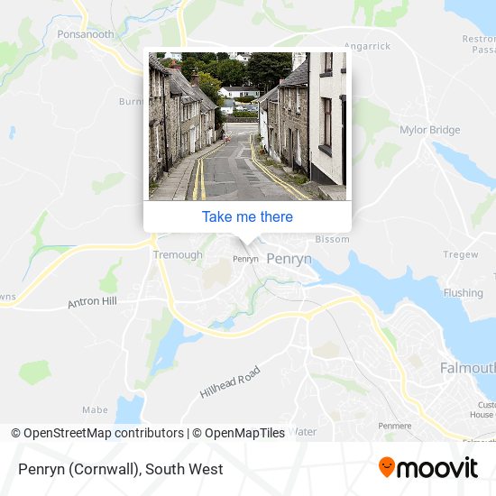 Penryn (Cornwall) map
