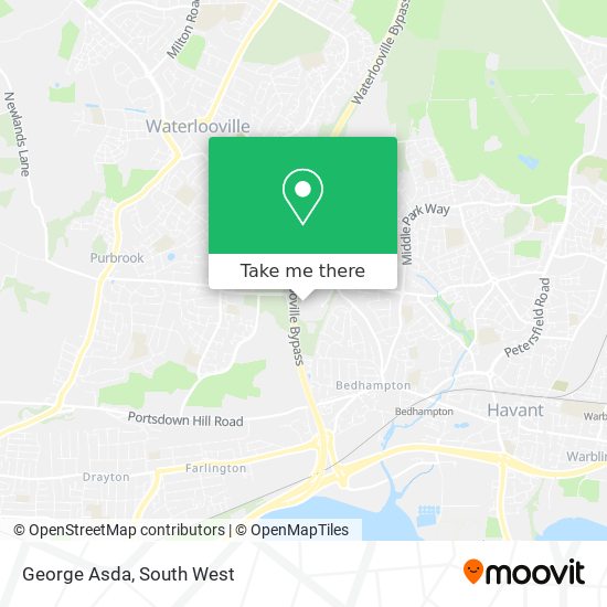 George Asda map