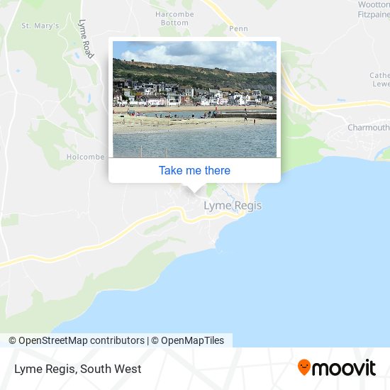 Lyme Regis map