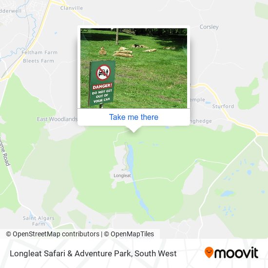 Longleat Safari & Adventure Park map