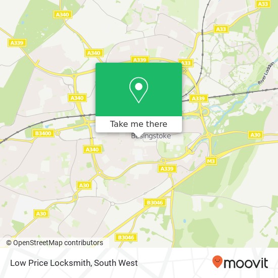 Low Price Locksmith, Sarum Hill Basingstoke Basingstoke RG21 8 map