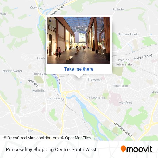 Princesshay Shopping Centre map