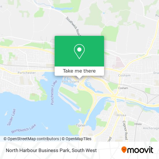 North Harbour Business Park map