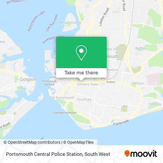 Portsmouth Central Police Station map