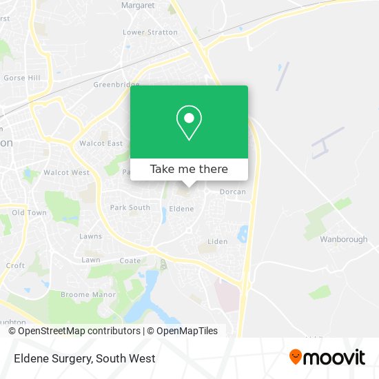 Eldene Surgery map