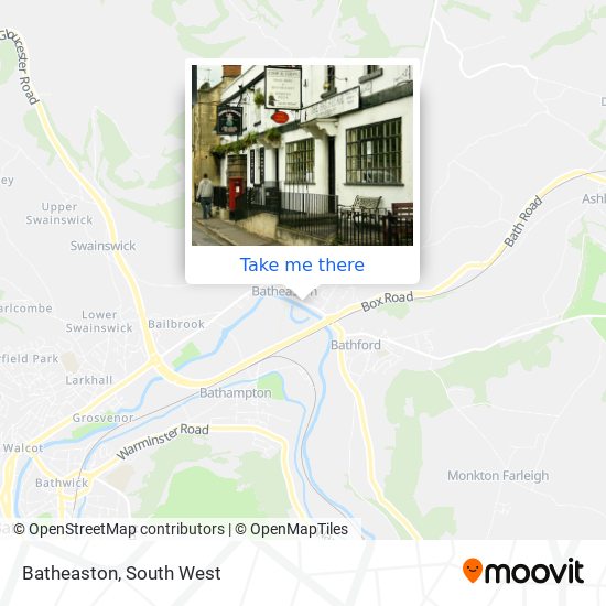 Batheaston map