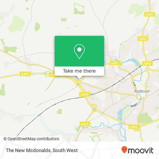 The New Mcdonalds, Andover Andover map