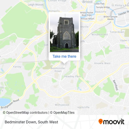 Bedminster Down map