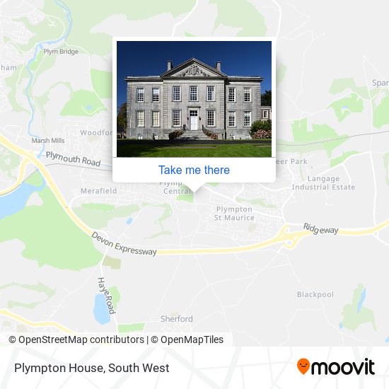 Plympton House map