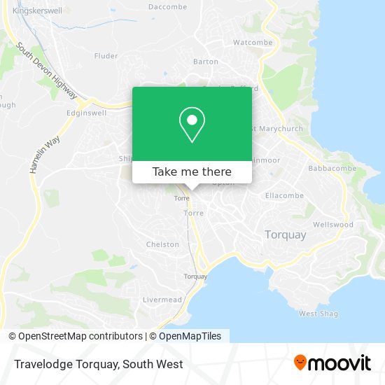 Travelodge Torquay map