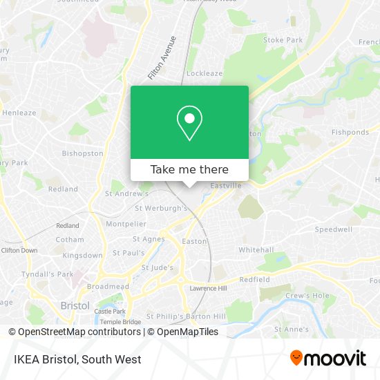 IKEA Bristol map