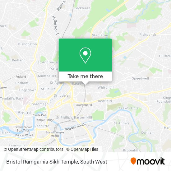 Bristol Ramgarhia Sikh Temple map