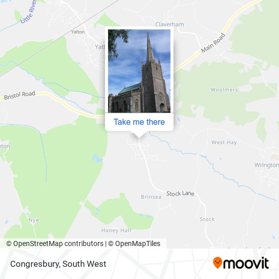 Congresbury map