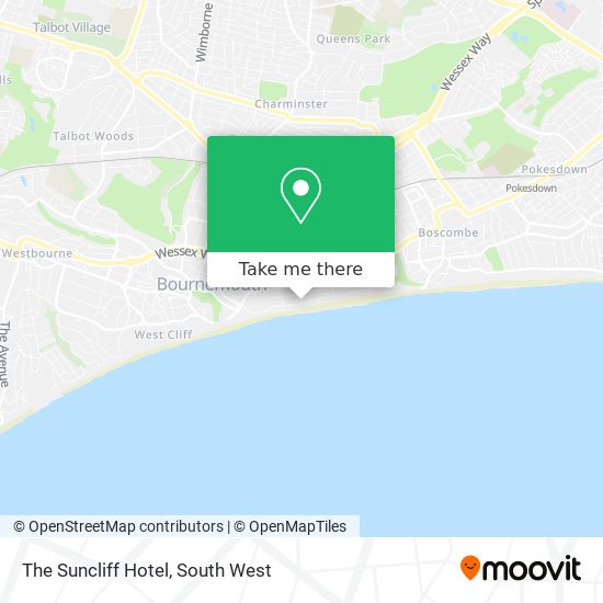 The Suncliff Hotel map
