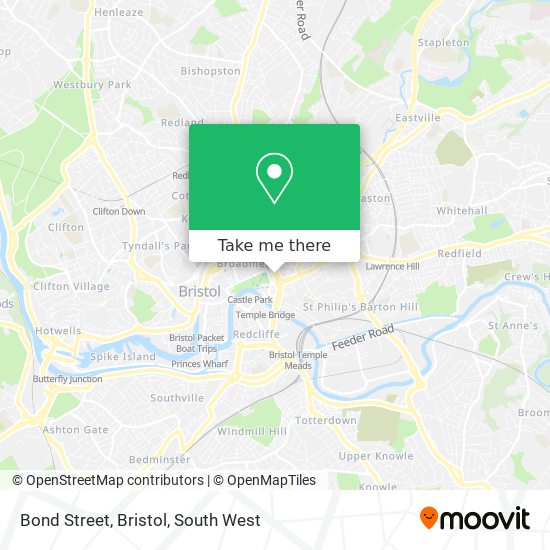 Bond Street, Bristol map