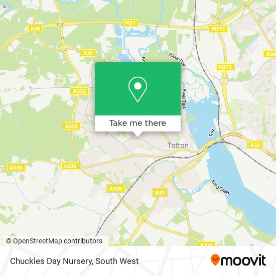 Chuckles Day Nursery map