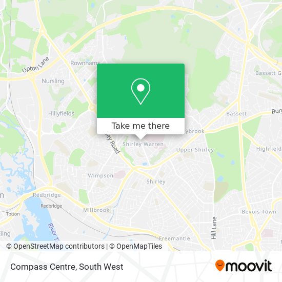 Compass Centre map