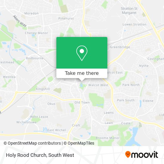 Holy Rood Church map
