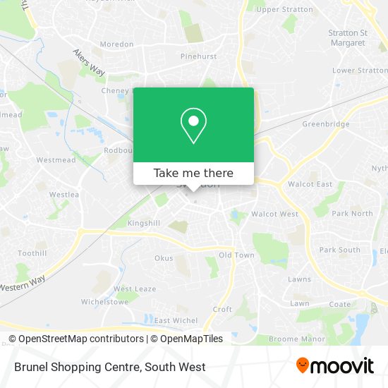 Brunel Shopping Centre map