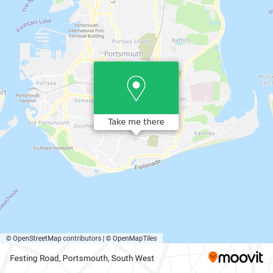 Festing Road, Portsmouth map